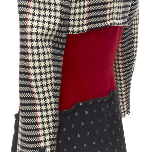 Women's Comme des Garcons tweed velvet jacquard blazer