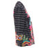 Women's Kenzo grid check wool floral embroidered jacket