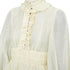 Women's Zimmermann ruffle trim linen silk midi dress