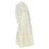Women's Zimmermann ruffle trim linen silk midi dress