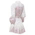 Women's Zimmermann micro flower print linen mini dress