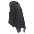 Women's Comme des Garcons linen square shorter back loose top
