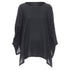 Women's Comme des Garcons linen square shorter back loose top