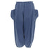 Women's Comme des Garcons washed denim cargo bubble jeans