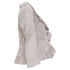Women's Giorgio Armani honeycomb woven linen blend ruffle jacket