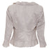 Women's Giorgio Armani honeycomb woven linen blend ruffle jacket