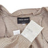 Women's Giorgio Armani honeycomb woven linen blend ruffle jacket
