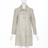 Women's Kenzo metallic floral patterned jacquard coat