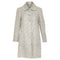 Women's Kenzo metallic floral patterned jacquard coat