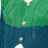 Women's Etro bicolor mixed cable knit cropped cardigan