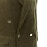Women's Comme des Garcons moss brown wool felt double breasted blazer