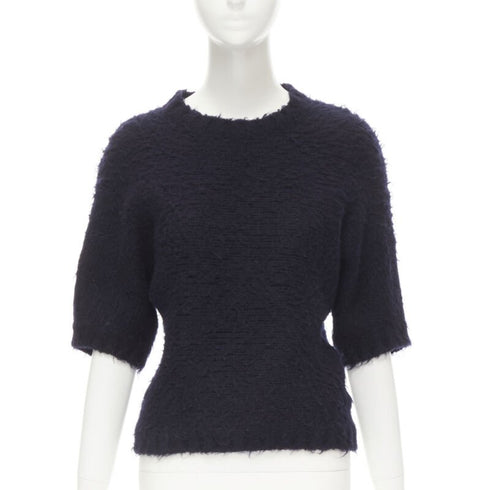 Women's Comme des Garcons boiled wool fluffy sweater