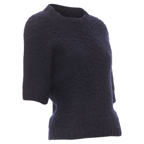 Women's Comme des Garcons boiled wool fluffy sweater
