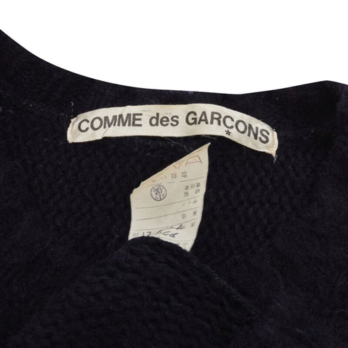 Women's Comme des Garcons boiled wool fluffy sweater