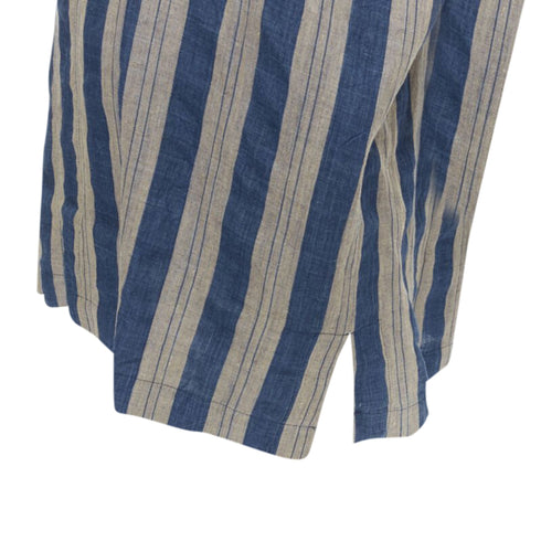Women's Comme des Garcons striped linen boxy fit shirt