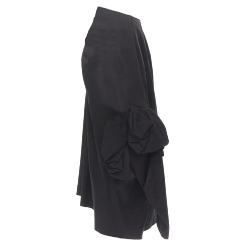 Women's Comme des Garcons rayon ruffle floral extra sleeve skirt