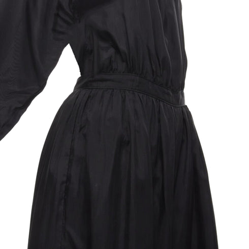 Women's Comme des Garcons Tricot rayon open back wide leg jumpsuit