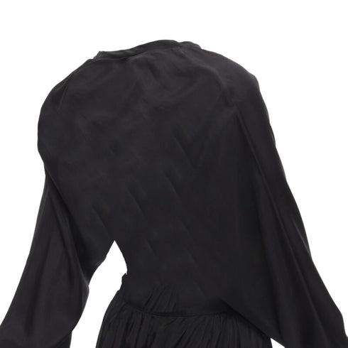 Women's Comme des Garcons Tricot rayon open back wide leg jumpsuit