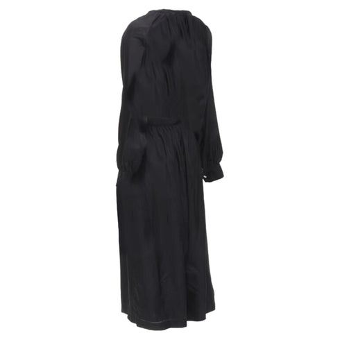 Women's Comme des Garcons Tricot rayon open back wide leg jumpsuit
