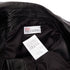 Women's Red Valentino leather ruffle biker vest jacket