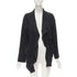 Women's Comme des Garcons striped wool draped front jacket