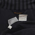 Women's Comme des Garcons striped wool draped front jacket