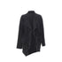 Women's Comme des Garcons striped wool draped front jacket