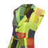 Women's Comme des Garcons pop colorblock layers cutaway vest