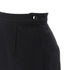 Women's Comme des Garcons wool felt asymmetric flared skirt
