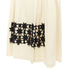 Women's Comme des Garcons lattice lace flared skirt