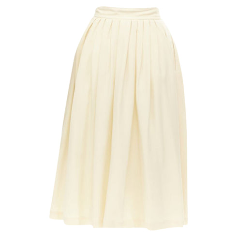 Women's Comme des Garcons lattice lace flared skirt