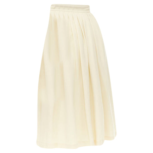 Women's Comme des Garcons lattice lace flared skirt