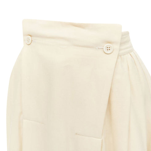 Women's Comme des Garcons lattice lace flared skirt