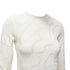 Women's Helmut Lang wiggly line motive jacquard long sleeve sweater