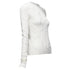 Women's Helmut Lang wiggly line motive jacquard long sleeve sweater