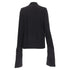 Women's Comme des Garcons wool long wide sleeve blazer jacket
