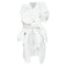 Women's Comme des Garcons cotton asymmetric knotted bundle vest jacket