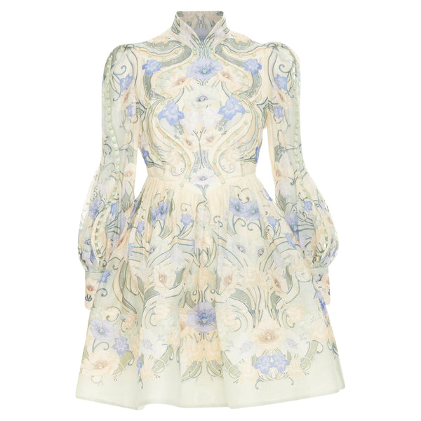 Women's Zimmermann Rhythm Poppy bead embellished linen silk dress