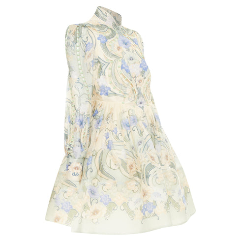 Women's Zimmermann Rhythm Poppy bead embellished linen silk dress