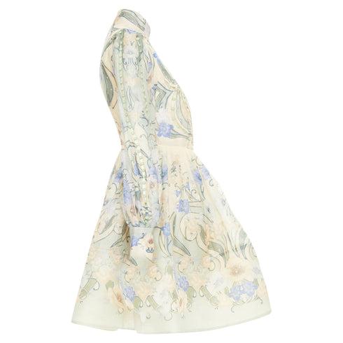 Women's Zimmermann Rhythm Poppy bead embellished linen silk dress