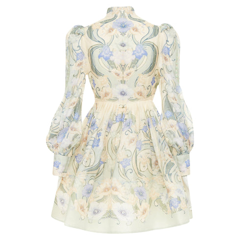 Women's Zimmermann Rhythm Poppy bead embellished linen silk dress