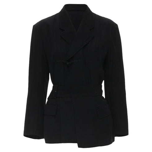 Women's Comme des Garcons chinese knot semi detached hem blazer