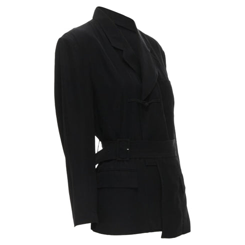 Women's Comme des Garcons chinese knot semi detached hem blazer