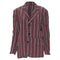 Women's Comme des Garcons stripe deconstructed blazer jacket