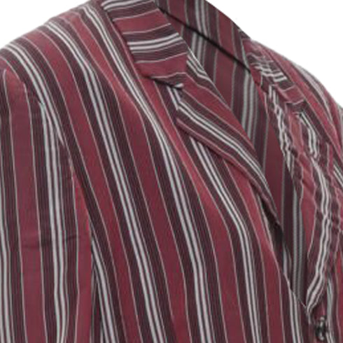 Women's Comme des Garcons stripe deconstructed blazer jacket