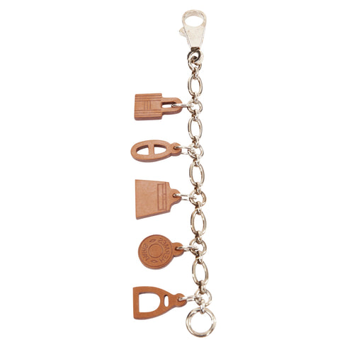 Hermes Olga Amulette Breloque leather charms bag charm