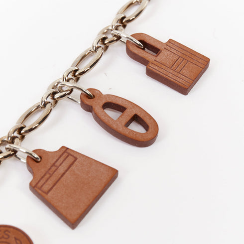 Hermes Olga Amulette Breloque leather charms bag charm