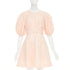 Women's Zimmermann wrap bodice linen puff sleeve dress