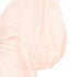 Women's Zimmermann wrap bodice linen puff sleeve dress