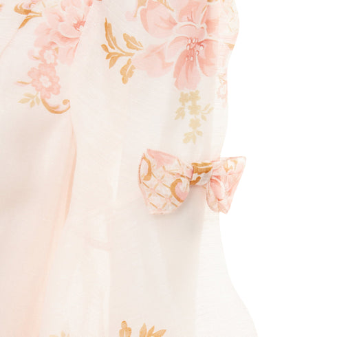 Women's Zimmermann Postcard Bow silk linen organza dress
